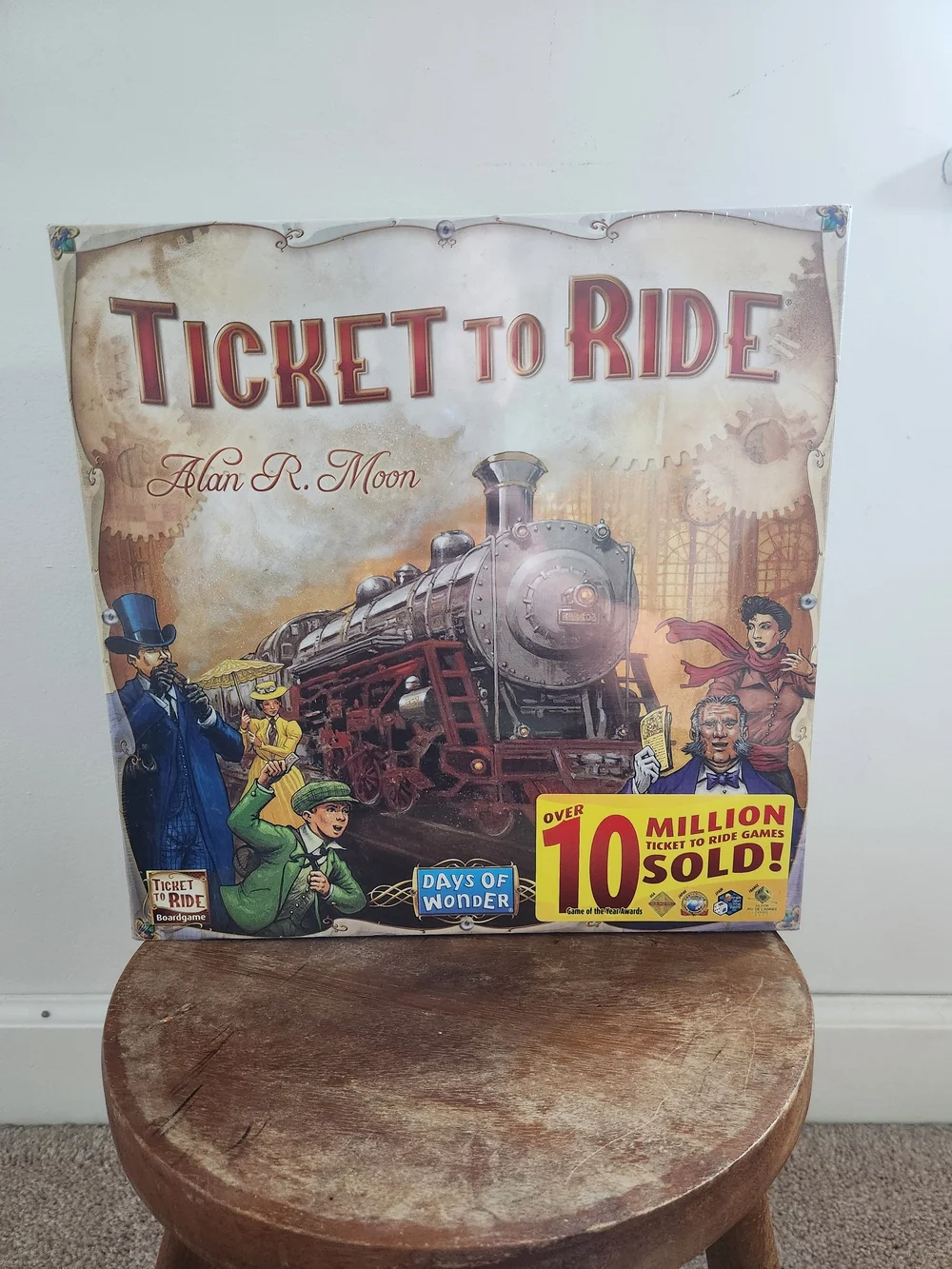 Ticket to Ride Board Game by Days of Wonder New (Some Tearing In Plastic)